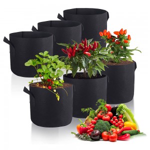 Garden Grow Bags Non-Woven Plant Fabric Pots