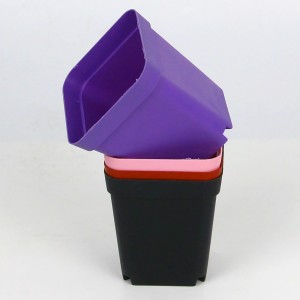 Plastic Seedling Pots Small Square Nursery Pot