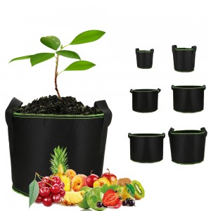 Garden Grow Bags Non-Woven Plant Fabric Pots