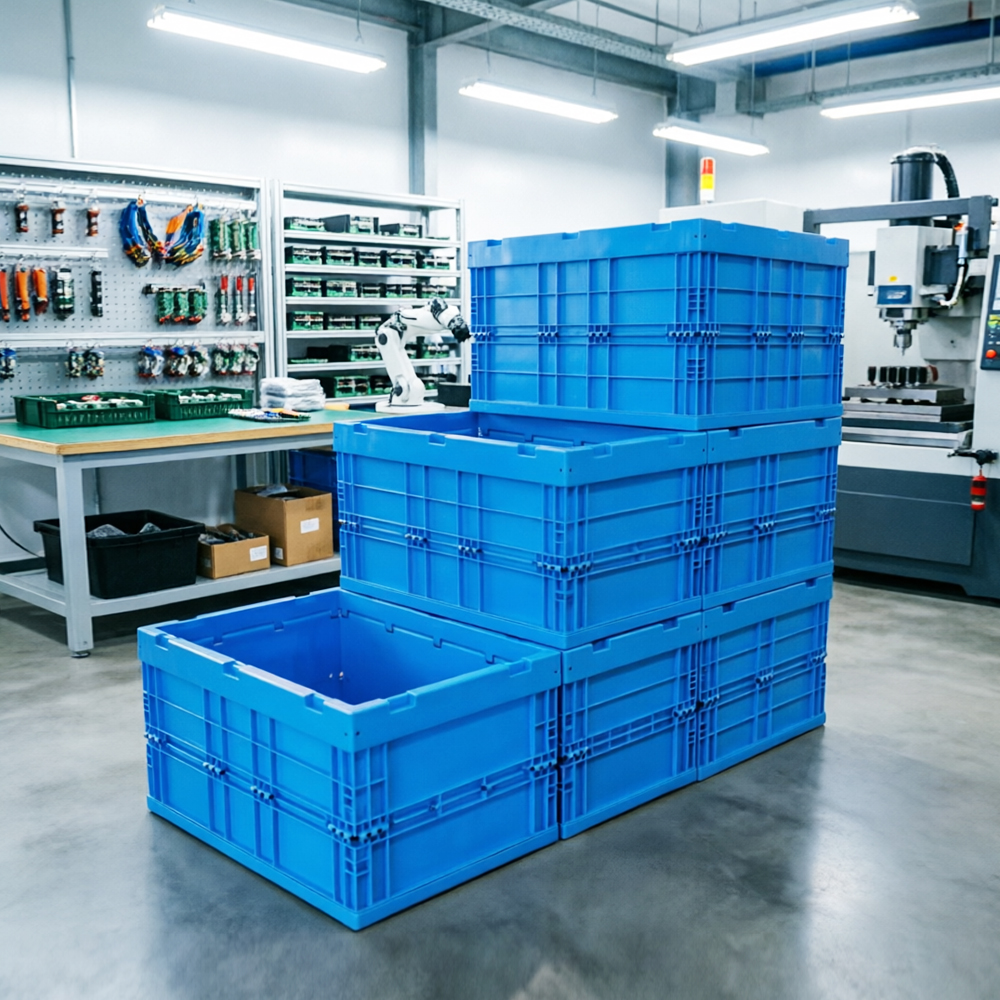 Foldable containers features–You’ll Waste Less Space
