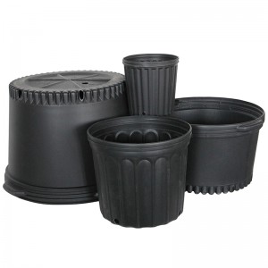 Professional China Gallon Garden PP Plant Plastic Flower Pots Seedings Flower Nursery Plant Pot