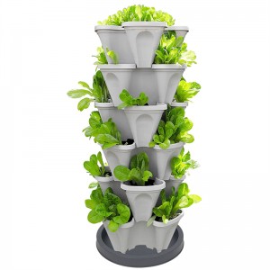 Diy Stackable Planters Vertical Strawberry Planter