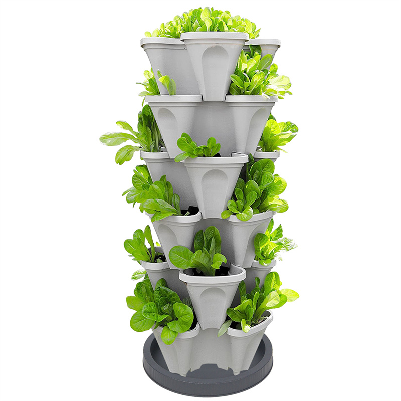 Diy Stackable Planters Vertical Strawberry Planter