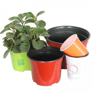 Round Plastic Pot Garden Nursery Plant Pots