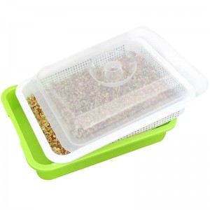Seed Sprouter Tray With Lid Hydroponic Germination Tray