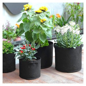 Garden Grow Bags Non-Woven Plant Fabric Pots