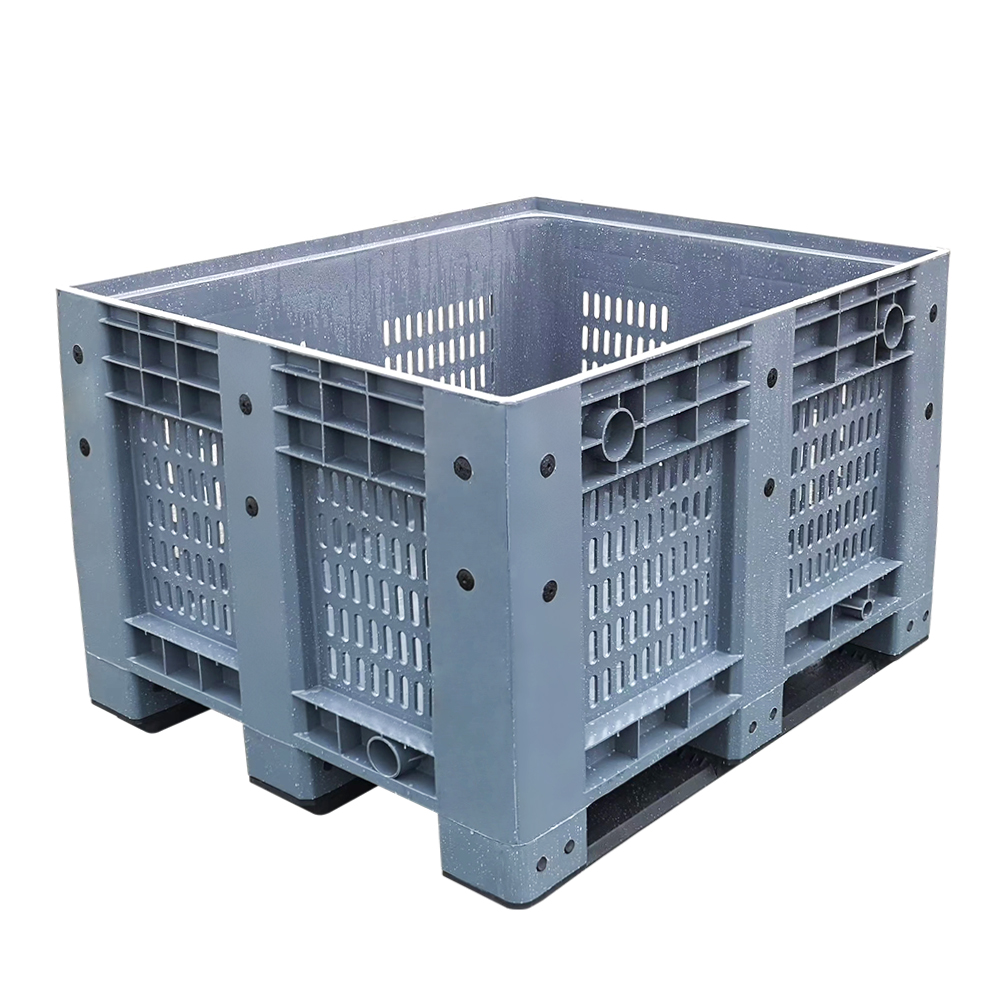 Plastic pallet box processing and molding steps