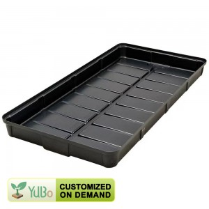 Hydroponic grow table flood tray