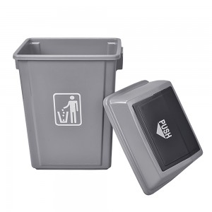 Waste Segregation Dustbins Push Lid Dustbin