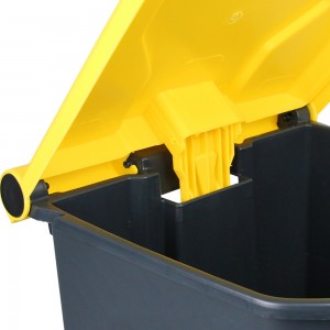 Outdoor Waste Bins 50 Litre Plastic Dustbin