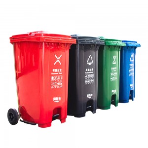 Plastic Waste Container 100 Litre Dustbin Plastic