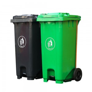 Plastic Pedal Dustbin Wheelie Bin 120 Litre