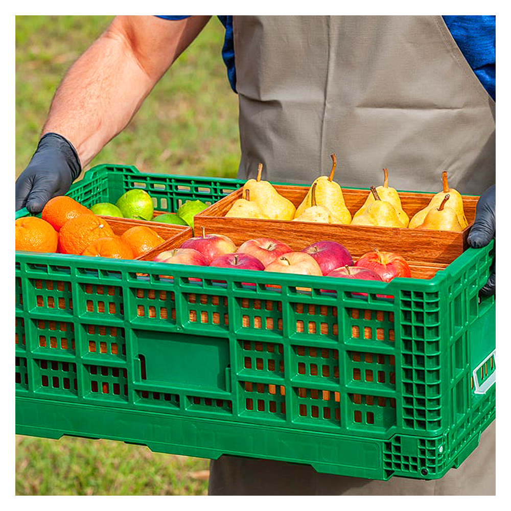 Application trends of plastic folding crates in the fruit and vegetable industry