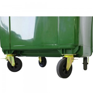 660L Outdoor Plastic Dustbin Waste Container 